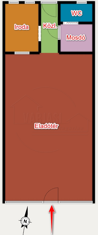 alaprajz kiado uzlet pecs belvaros rakoczi ut